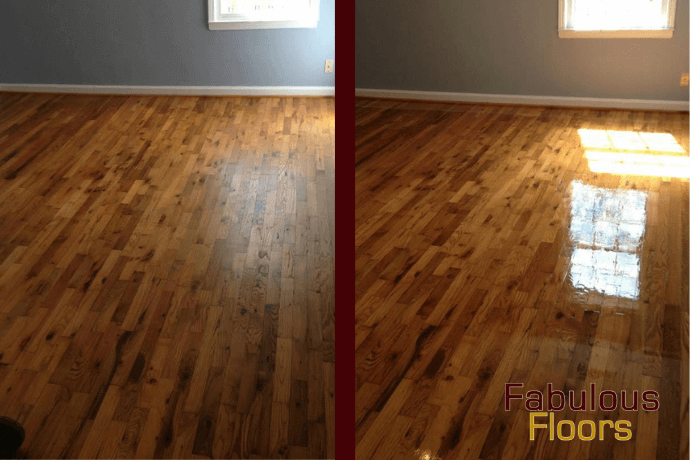 before and after floor resurfacing in milwaukee
